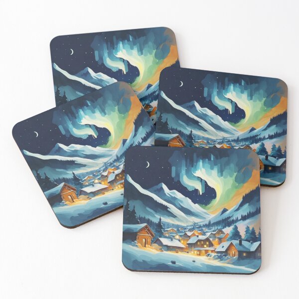 Item preview, Snowy Mountain Village designed and sold by Gustavo Navarro.