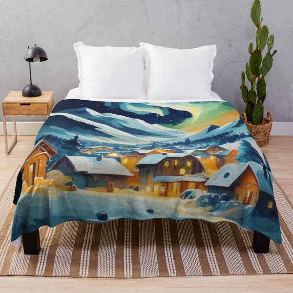 Item preview, Snowy Mountain Village designed and sold by Gustavo Navarro.