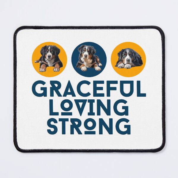 Item preview, Bernese Mountain Dog - Graceful Loving and Strong design for bernedoodle and pet lovers designed and sold by TheVirtualSpace.