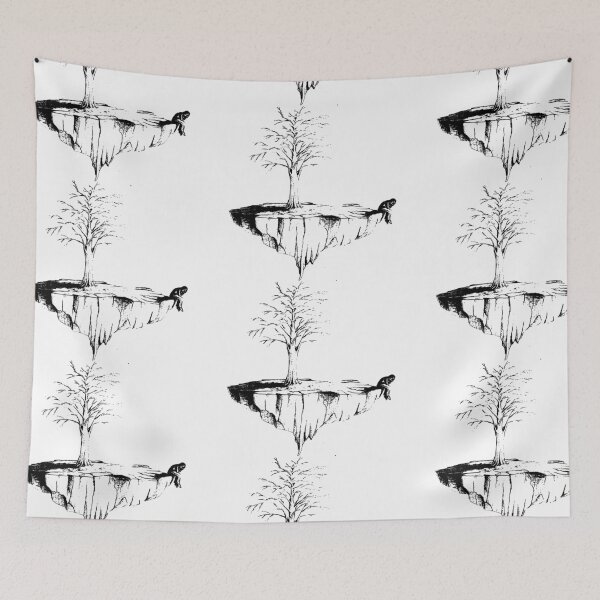 Item preview, alone lonely tree man themed my hand drawing design  designed and sold by ironpalette.