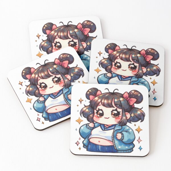 Item preview, Chubby anime girl designed and sold by RixxysArtstuff.