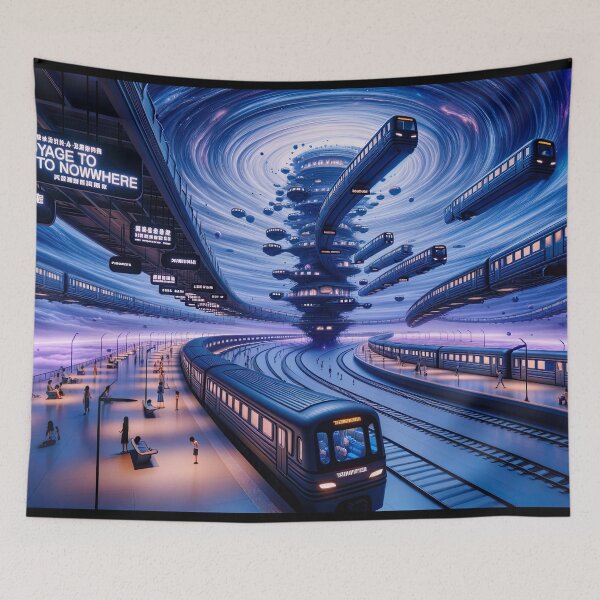 Item preview, Intergalactic Station - Voyage to Nowhere designed and sold by Newpixelland.