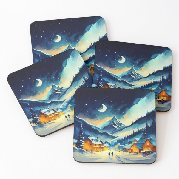 Item preview, Snowy Mountain Village designed and sold by Gustavo Navarro.