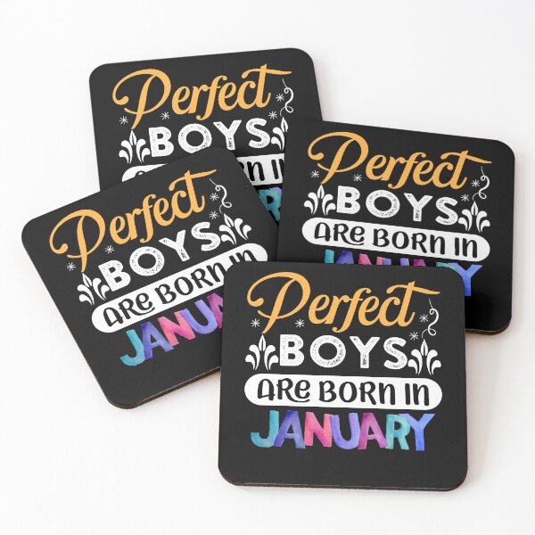 Item preview, Perfect boys are born in January ,Zodiac Magic: January Born Celebrations designed and sold by metacollection.