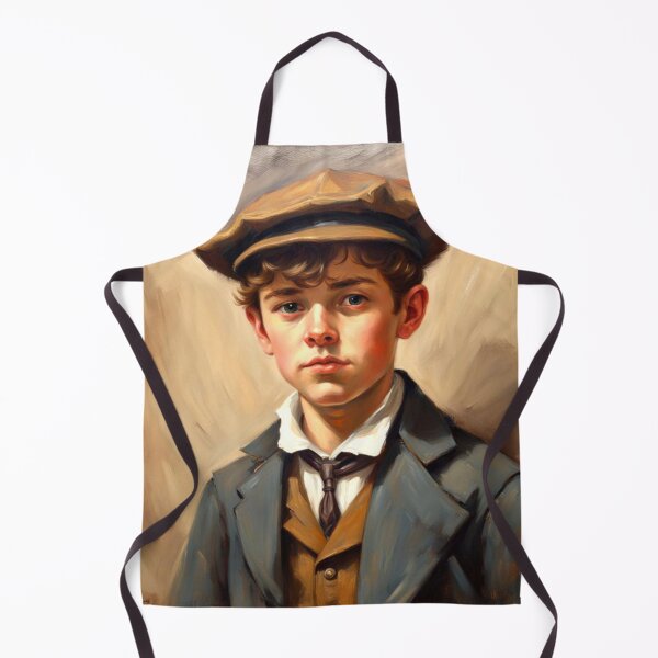 Item preview, Vintage Newsboy Painting designed and sold by Gabriela McDaniel.