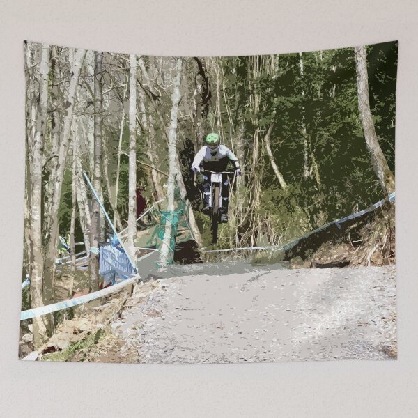 Item preview, downhill mountain biking designed and sold by ricobarinas.