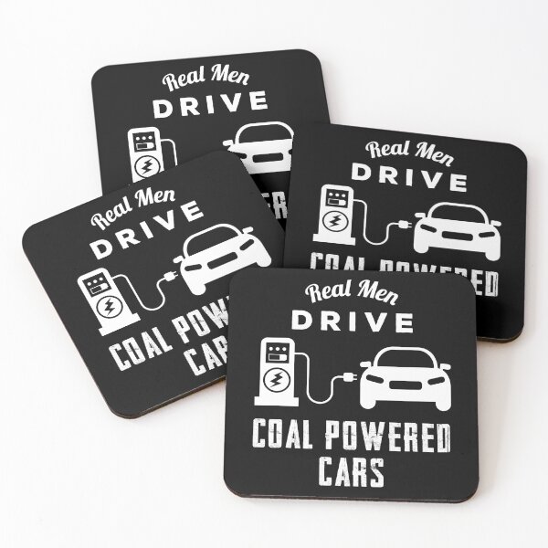 Item preview, Real Men Drive Coal Powered Cars designed and sold by twHistory.
