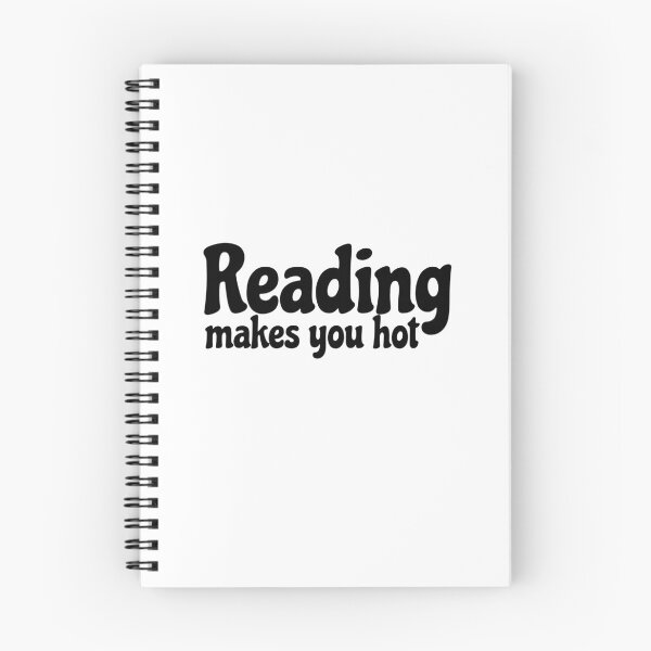 Item preview, Reading makes you hot minimalist black and white  designed and sold by rovan-hamdy.