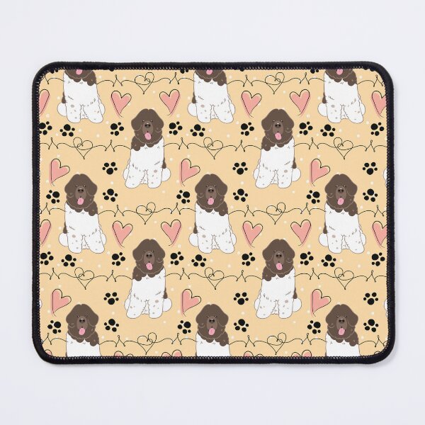 Item preview, LOVE Brown White Newfie Newfoundland Dog 1 designed and sold by Lulupainting.