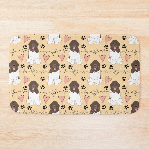 Item preview, LOVE Brown White Newfie Newfoundland Dog 1 designed and sold by Lulupainting.