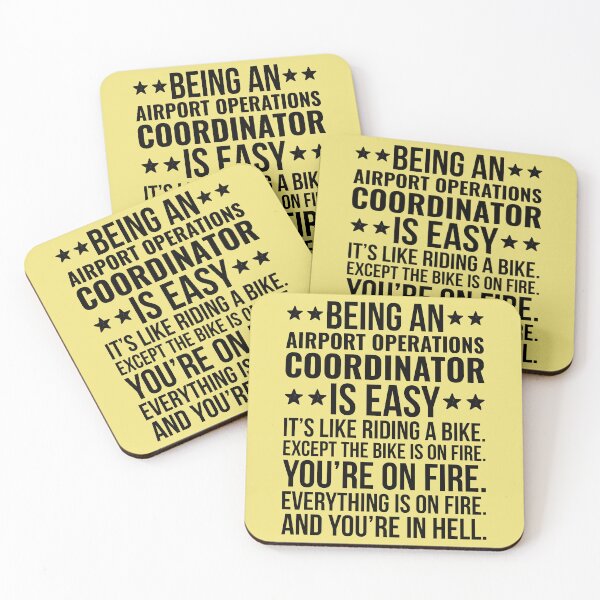 Item preview, Being An Airport Operations Coordinator Is Easy designed and sold by kamrankhan.