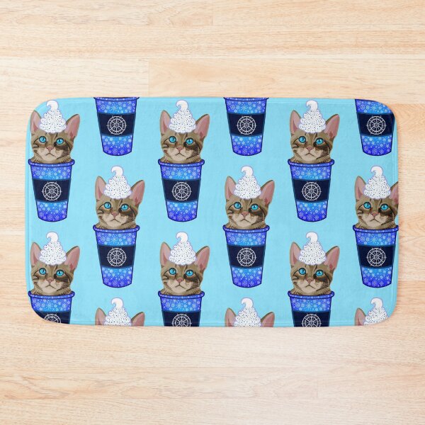 Item preview, Christmas Snowflake Brown Tabby Cat Coffee designed and sold by Deborah Camp.
