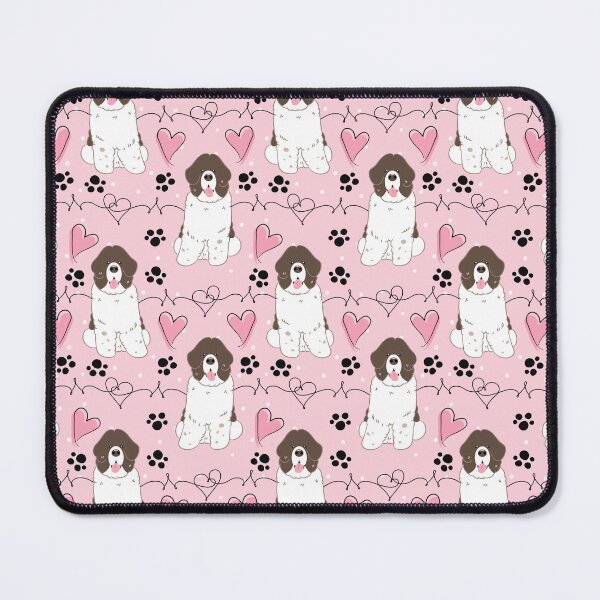 Item preview, LOVE Brown White Newfie Newfoundland Dog 3 designed and sold by Lulupainting.