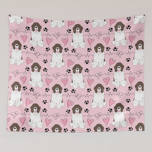 Item preview, LOVE Brown White Newfie Newfoundland Dog 3 designed and sold by Lulupainting.