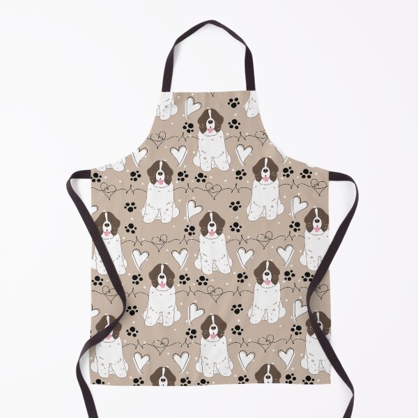 Item preview, LOVE Brown White Newfie Newfoundland Dog 2 designed and sold by Lulupainting.