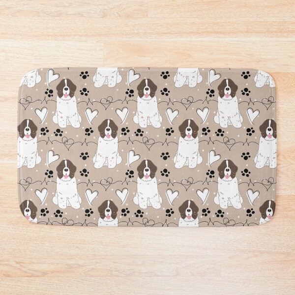 Item preview, LOVE Brown White Newfie Newfoundland Dog 2 designed and sold by Lulupainting.