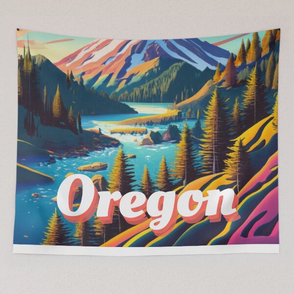 Item preview, Oregon Mountain And Trees designed and sold by OregonsOwn.