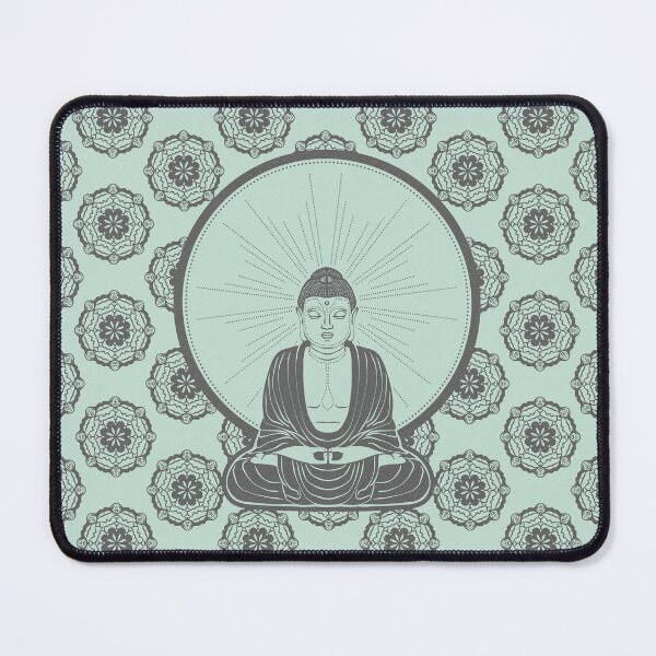 Item preview, Buddha Nirvana - Mint + Slate designed and sold by Irene Estelle.