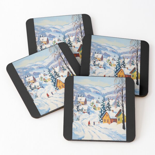 Item preview, Snow Covered Village designed and sold by TorpStore.