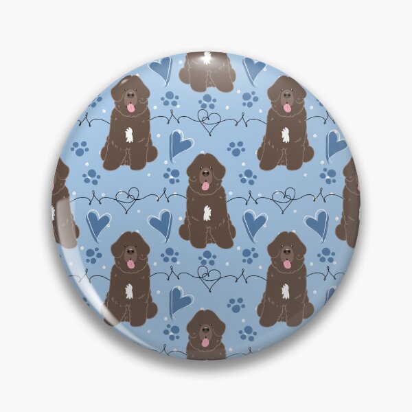 Item preview, LOVE Brown White Newfie Newfoundland Dog 4 designed and sold by Lulupainting.