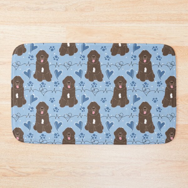 Item preview, LOVE Brown White Newfie Newfoundland Dog 4 designed and sold by Lulupainting.