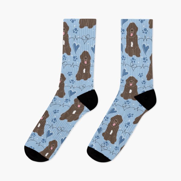 Item preview, LOVE Brown White Newfie Newfoundland Dog 4 designed and sold by Lulupainting.
