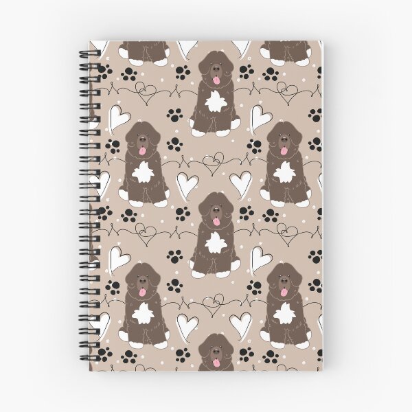 Item preview, LOVE Brown White Newfie Newfoundland Dog 5 designed and sold by Lulupainting.