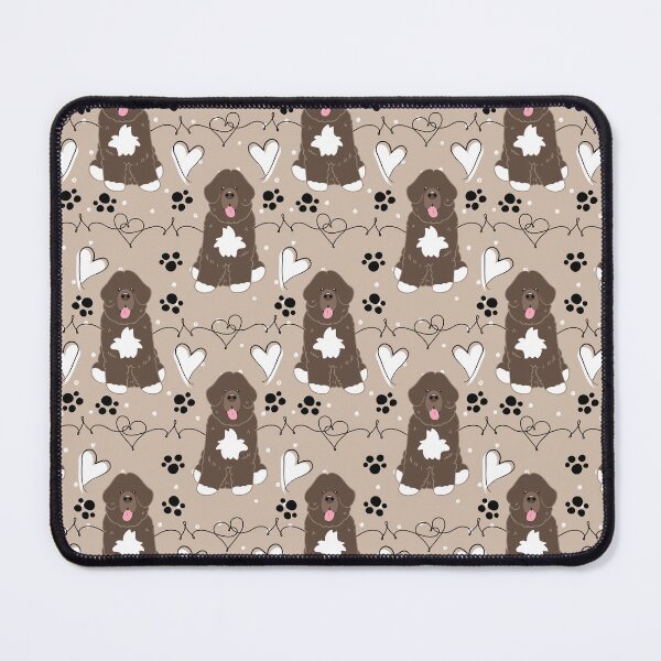 Item preview, LOVE Brown White Newfie Newfoundland Dog 5 designed and sold by Lulupainting.