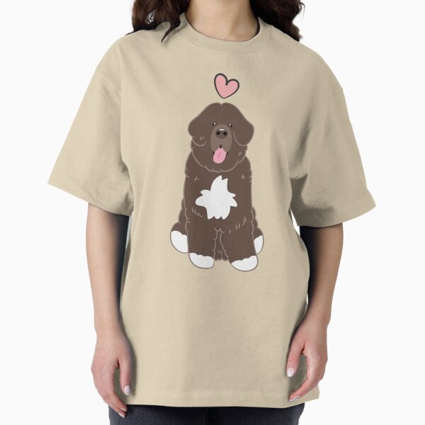 Item preview, LOVE Brown White Newfie Newfoundland Dog 5 designed and sold by Lulupainting.