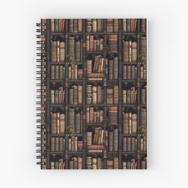 Item preview, Illustration of Gothic Books on a Bookshelf designed and sold by Michele Bergh.