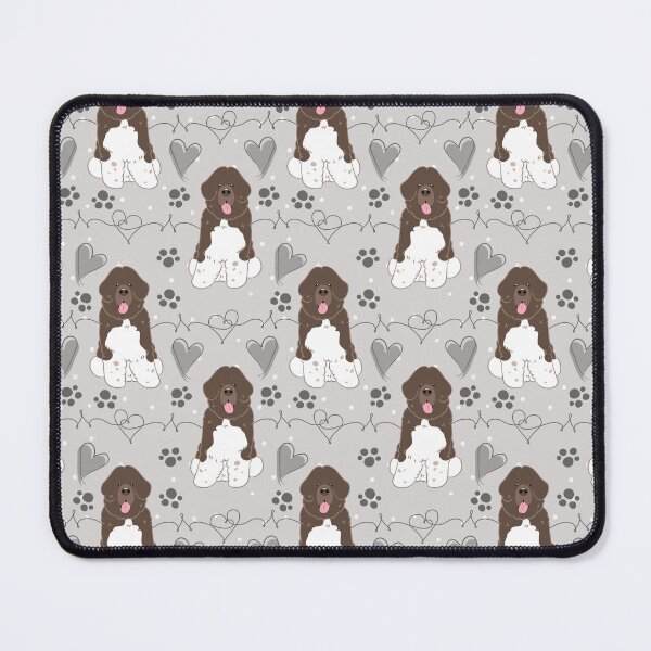 Item preview, LOVE Brown White Newfie Newfoundland Dog 6 designed and sold by Lulupainting.