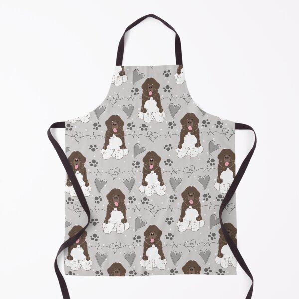 Item preview, LOVE Brown White Newfie Newfoundland Dog 6 designed and sold by Lulupainting.