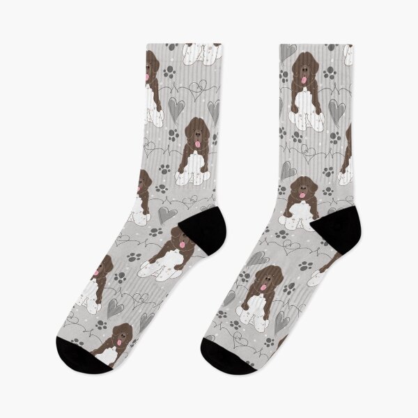 Item preview, LOVE Brown White Newfie Newfoundland Dog 6 designed and sold by Lulupainting.