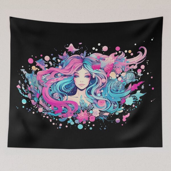 Item preview, cosmic pastel mermaid  designed and sold by TankandDPS.
