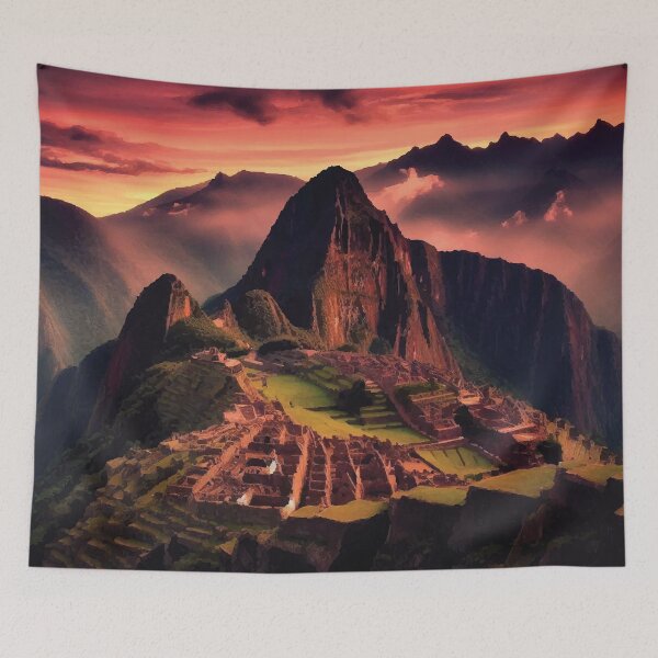 Item preview, Machu Picchu at Sunset designed and sold by badguyduh.