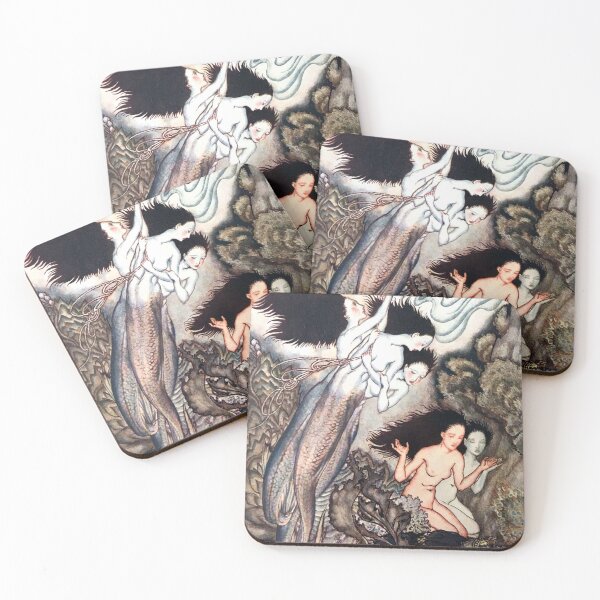 Item preview, Full Fathom Five - The Tempest, Arthur Rackham designed and sold by forgottenbeauty.