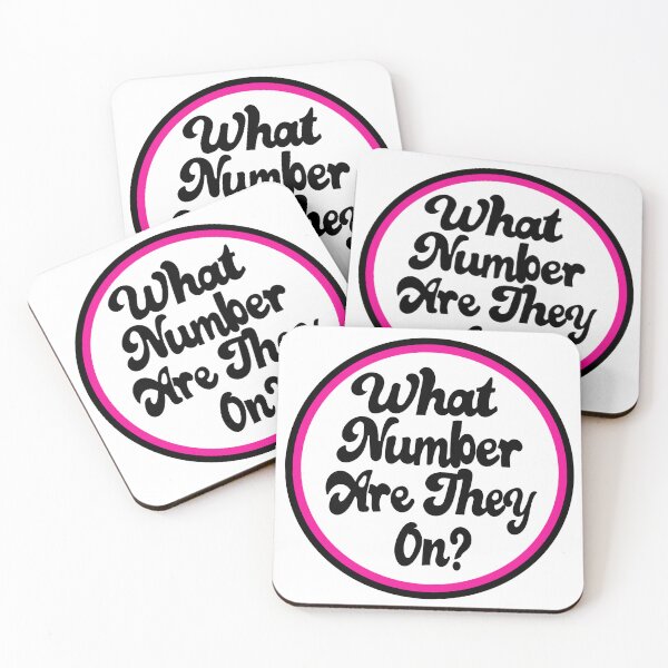 Item preview, What Number Are They On? Pink designed and sold by Fancyc.