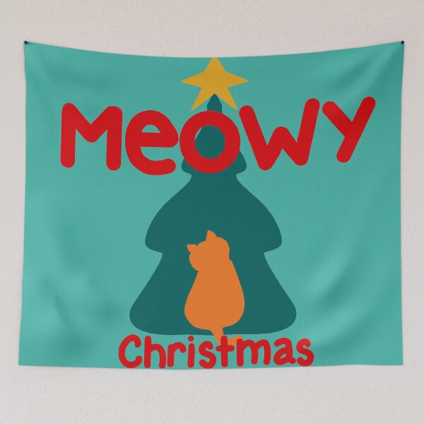 Item preview, Meowy Christmas  designed and sold by Pheonixrzg.