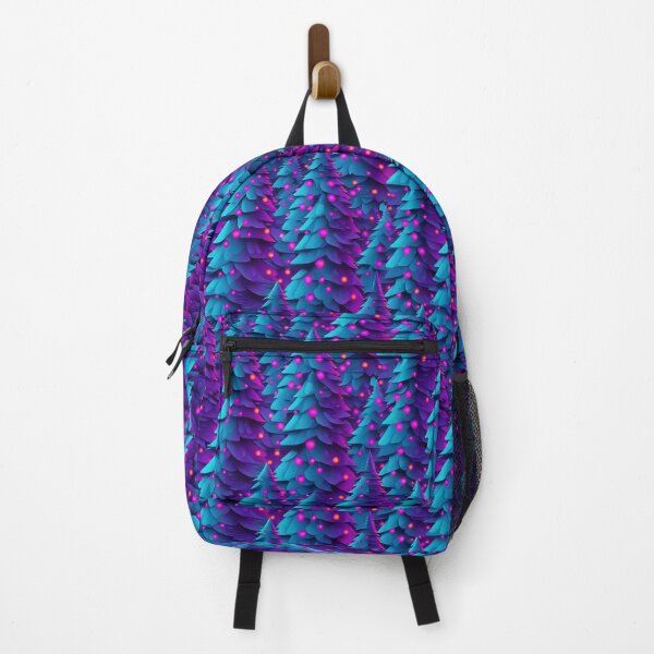 Item preview, Synthwave Christmas Trees Pattern designed and sold by Patternliss.