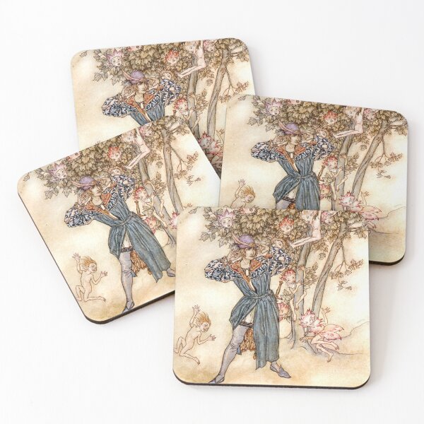 Item preview, Ferdinand Invisible Music, The Tempest, Arthur Rackham designed and sold by forgottenbeauty.