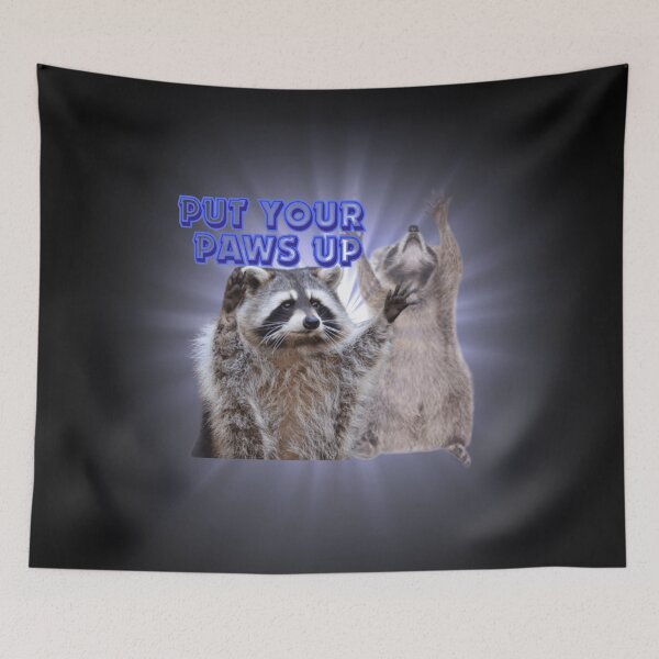 Item preview, Put Your Paws Up Raccoons designed and sold by LILAC-INFANT.