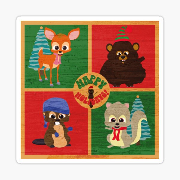 Item preview, South Park Woodland Critters Happy Holidays designed and sold by Sammi7angel.