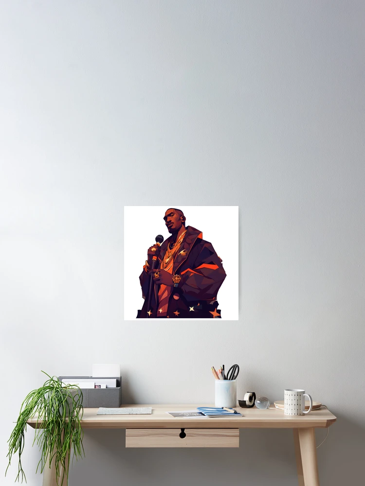 Thumbnail 2 von 3, Poster, Rakim Rapper designt und verkauft von Ragil-Studio.