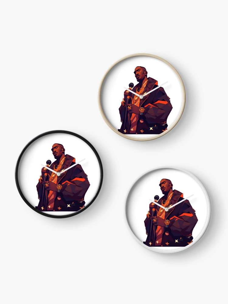 Thumbnail 3 of 4, Clock, Rakim Rapper designed and sold by Ragil-Studio.