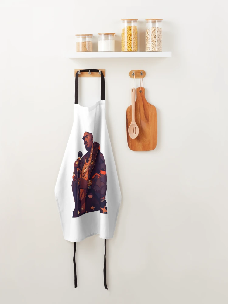 Thumbnail 4 of 6, Apron, Rakim Rapper designed and sold by Ragil-Studio.