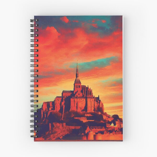 Item preview, Mont Saint-Michel at Sunset designed and sold by badguyduh.