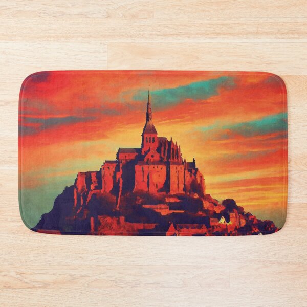 Item preview, Mont Saint-Michel at Sunset designed and sold by badguyduh.