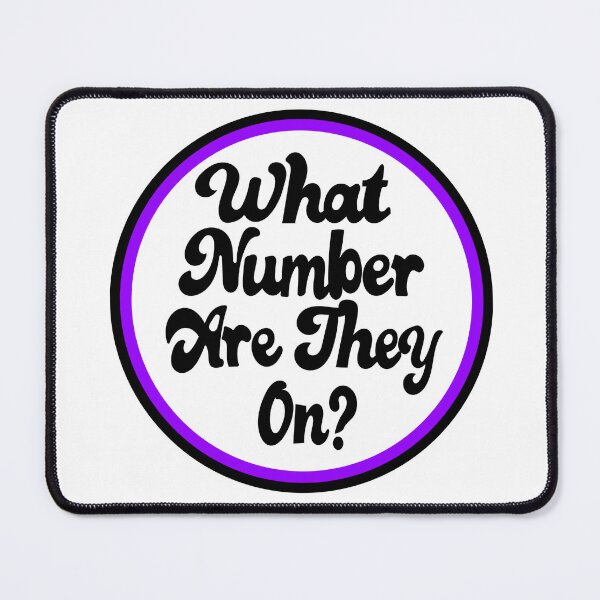 Item preview, What Number Are They On? Purple designed and sold by Fancyc.