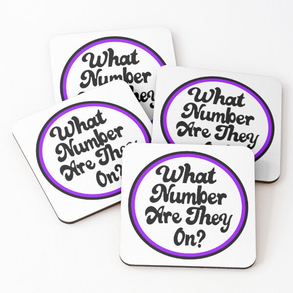 Item preview, What Number Are They On? Purple designed and sold by Fancyc.