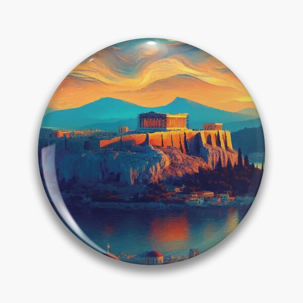 Item preview, The Acropolis at Sunset designed and sold by badguyduh.